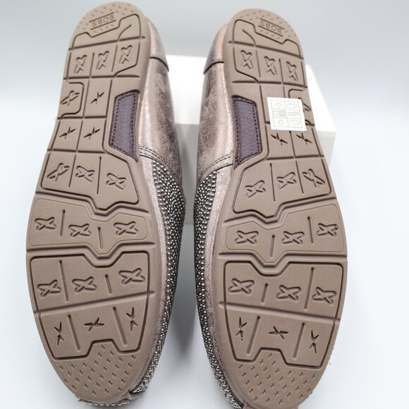 Skechers Luxe BOBS Slip On Shoes Women's 10 Big Dreamer Silver Bling New - Picture 7 of 9